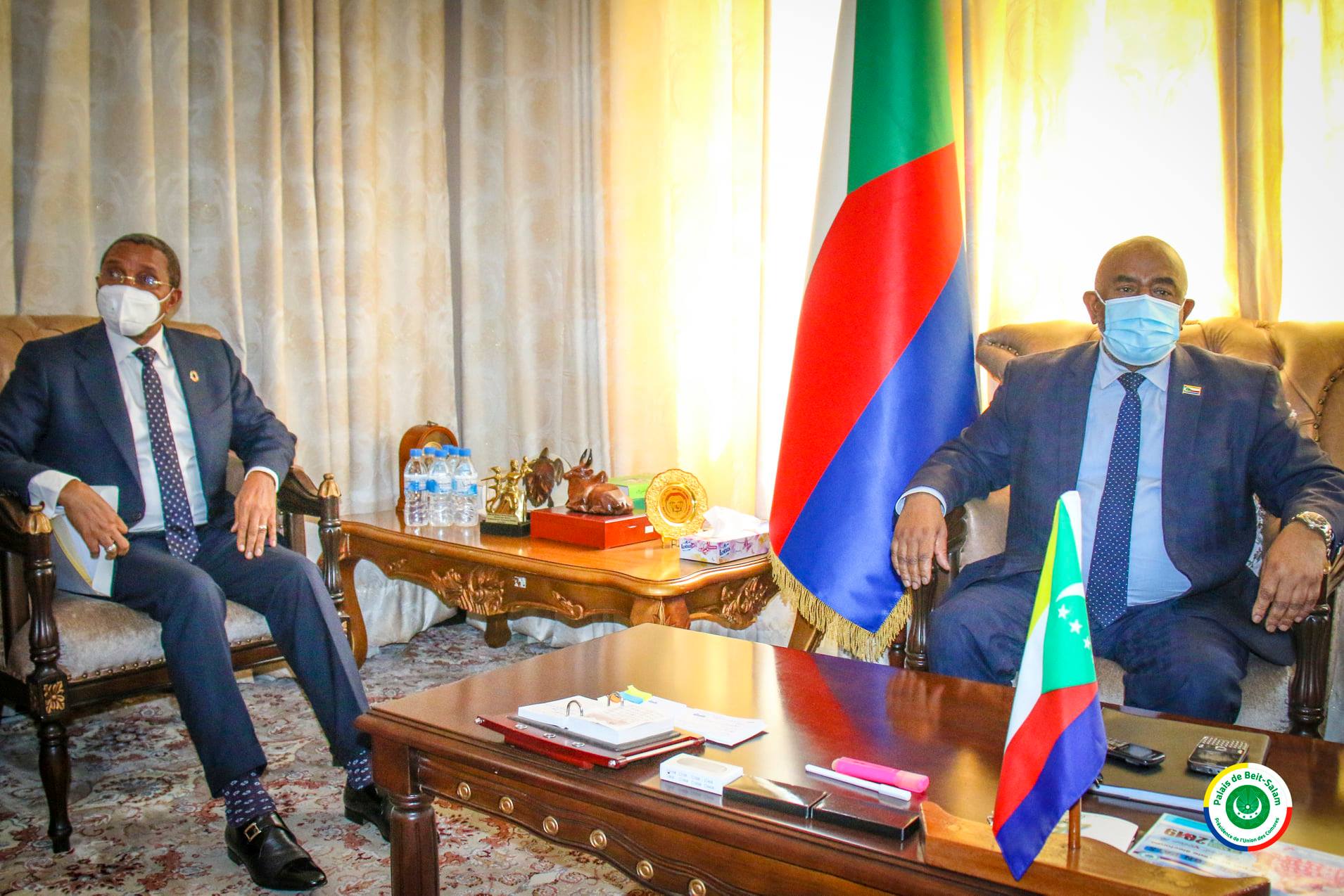 L'ancien Président de la République unie de Tanzanie a été reçu ce lundi 23 aout  à Beit-Salam par le Président de la République